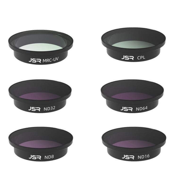 JSR Drone Filter Lens Filter For DJI Avata,Style:, MCUV, CPL, ND8, ND16, ND32, ND64, ND8-PL, ND16PL, ND32PL, ND64PL, Anti-light Harm, Star, Brushed Gold, Brushed Blue, CPL+ND8+ND16, 4-in-1 (ND), 4-in-1 (NDPL), 6 In 1, 9 In 1 6 In 1