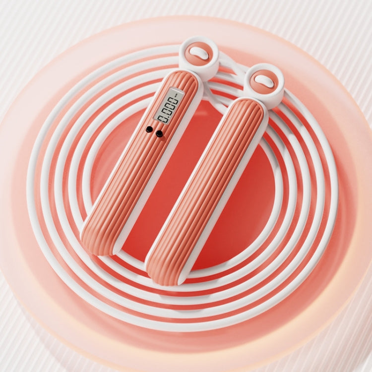 Fitness Sport Intelligent Electronic Counting Skipping Rope, Style:, Long Rope (Carmine), Long Rope (Blue), Long Rope (Orange), Small Ball Dual Use (Carmine), Small Ball Dual Use (Blue), Small Ball Dual Use (Orange), Big Ball (Carmine), Big Ball (Blue)... Long Rope (Carmine)