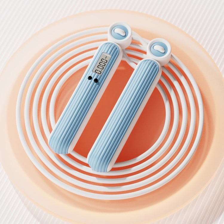 Fitness Sport Intelligent Electronic Counting Skipping Rope, Style:, Long Rope (Carmine), Long Rope (Blue), Long Rope (Orange), Small Ball Dual Use (Carmine), Small Ball Dual Use (Blue), Small Ball Dual Use (Orange), Big Ball (Carmine), Big Ball... Long Rope (Blue)
