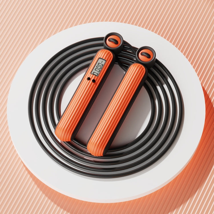 Fitness Sport Intelligent Electronic Counting Skipping Rope, Style:, Long Rope (Carmine), Long Rope (Blue), Long Rope (Orange), Small Ball Dual Use (Carmine), Small Ball Dual Use (Blue), Small Ball Dual Use (Orange), Big Ball (Carmine), Big Ball... Long Rope (Orange)