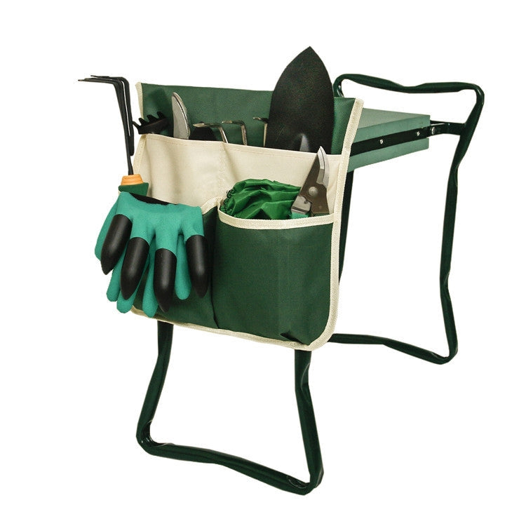 MTP-635 Gardening Bench Cart Tool Storage Bag, MTP-635 Green Beige Stitching MTP-635 Green Beige Stitching TBD0602830301A