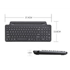 2.4G Bluetooth Wireless Keyboard With Card Slot Bracket, With Touchpad, No Touchpad – Card Slot, Bluetooth