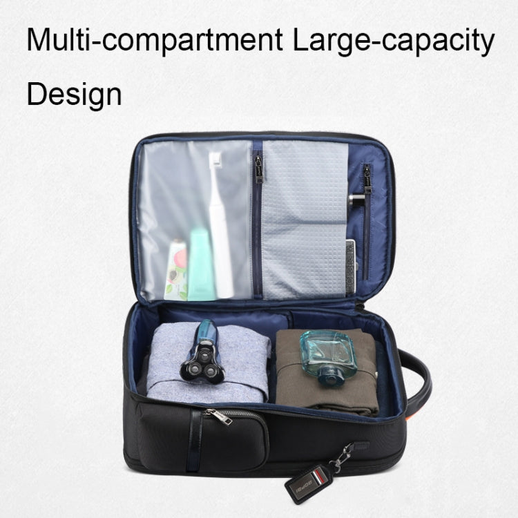 Bopai 61-86611 Multifunctional Wear-resistant Anti-theft Laptop Backpack with USB Charging Hole – Waterproof, Wear-resistant, Leather