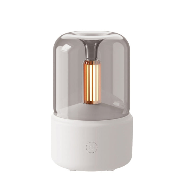 120ML Simulated Candlelight Aroma Diffuser USB Home Atmosphere Night Light Humidifier, DQ702 (Black), DQ702 (Beige) – Durable Build, Easy to Use DQ702 (Beige) Beige