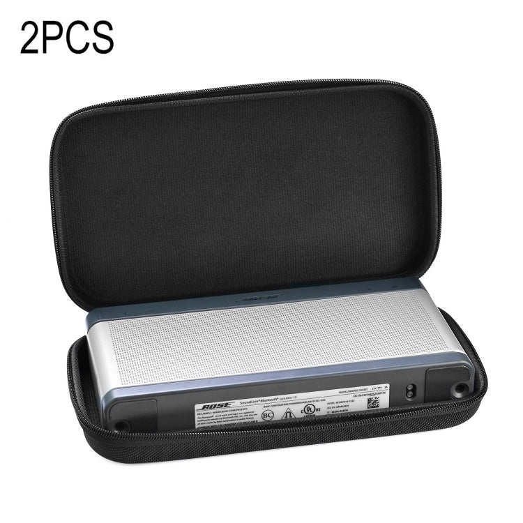 2 PCS Bluetooth Speaker Portable Nylon Storage Bag For Bose Soundlink 3 Default Title