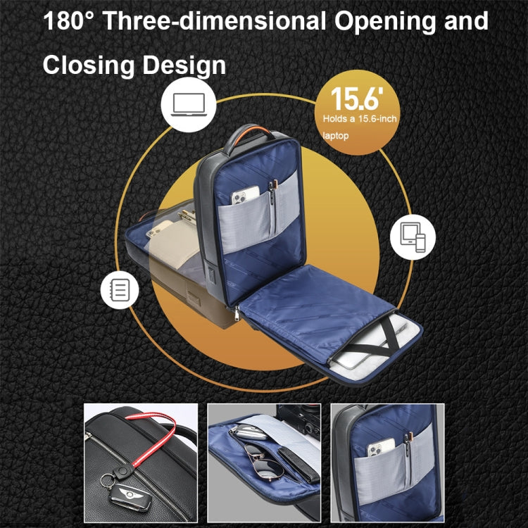 Bopai 61-121561 Multifunctional Anti-theft Laptop Business Backpack with USB Charging Hole, 61-121561 – Waterproof, Wear-resistant