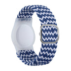 Wristband Protective Case Anti Scratch Bracelet Adjustable Strap For AirTag 2nd Gen / AirTag 1st Gen, Blue White, Pink White, Pink, Black, Red, Blue, Cowboy, Colorful Orange, Colorful Black – Wear-resistant, TPU Blue White