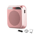 S17 Speaker – Mini Portable Tour Guide Teaching Loudspeaker with Screen Display, S17... S17 (Rose Gold) Rose Gold