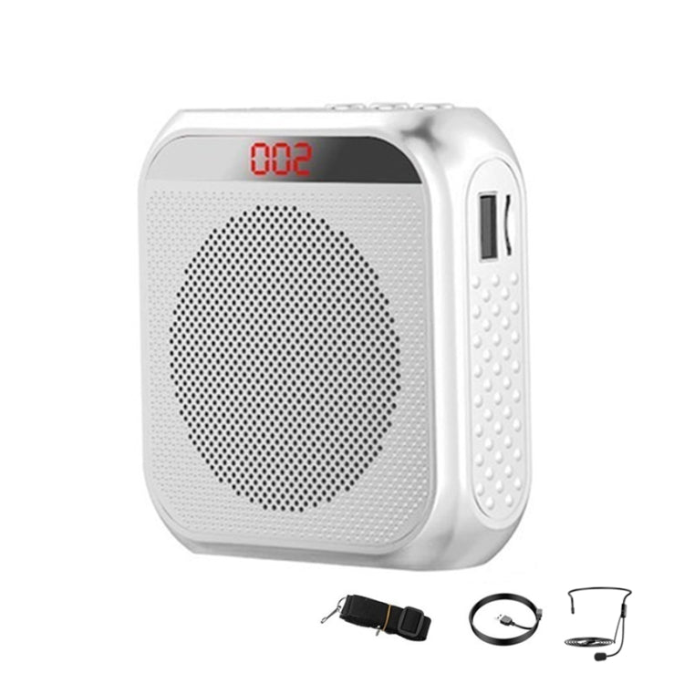 S17 Speaker – Mini Portable Tour Guide Teaching Loudspeaker with Screen Display, S17... S17 (Bright White) Bright White