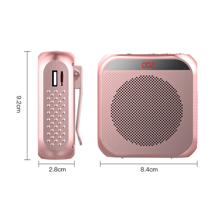 S17 Speaker – Mini Portable Tour Guide Teaching Loudspeaker with Screen Display, S17...