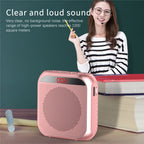 S17 Speaker – Mini Portable Tour Guide Teaching Loudspeaker with Screen Display, S17...