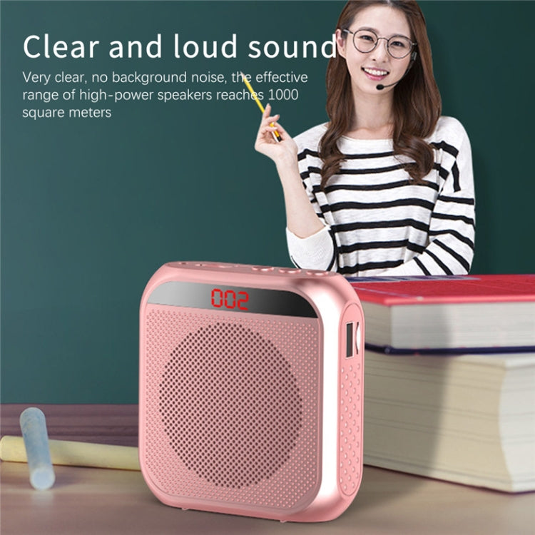 S17 Speaker – Mini Portable Tour Guide Teaching Loudspeaker with Screen Display, S17...