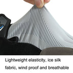 1 Pair QX0002 Sports Sunscreen Touch Screen Non-slip Wear Resistant Shock Absorbing Cycling Gloves, L