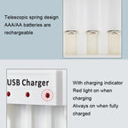 4 PCS BMAX B-03 3 Slot NiMH Battery Charger AA/AAA Battery USB Charger, 3 Slot USB(White) – TPU