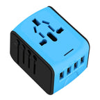 BMAX 199-04U Travel Multifunctional USB Converter 4 USB Universal Socket, BMAX 199-04U Blue, BMAX 199-04U Black BMAX 199-04U Blue Blue Black