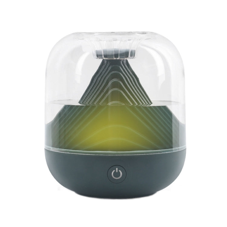 FX-039 USB Charging Ambient Light Humidifier Mountain Mini Wireless Humidifier, Green, White, Wine Red Green