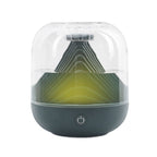 FX-039 USB Charging Ambient Light Humidifier Mountain Mini Wireless Humidifier, Green, White, Wine Red Green