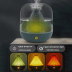 FX-039 USB Charging Ambient Light Humidifier Mountain Mini Wireless Humidifier, Green, White, Wine Red
