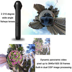 IJOYER A3S 4K Cycling Anti-Shake 360 Panoramic Action Camera, A3S