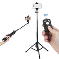YUNTENG Selfie Stick Tripod Bluetooth Remote Control Camera Stand, 1688 Black, 1688 Pink), 1388 Black 1688 Black Black