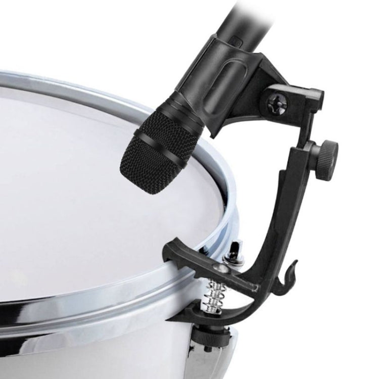2 PCS Adjustable Clip On Drum Rim Shock Mount Microphone Mic Clamp Holder, M00661 M00661