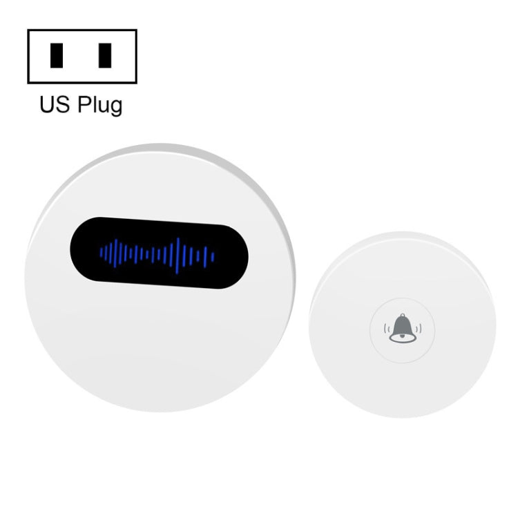 T10-1 1 For 1 Lighting Self-Power Generation Wireless Intelligent Anti -Rainwater Doorbell, T10-1 UK Plug Black, T10-1 EU Plug White, T10-1 EU Plug Black, T10-1 US Plug White, T10-1 US Plug Black, T10-1 UK Plug White – Shockproof, Waterproof T10-1 US Plug White US Plug White