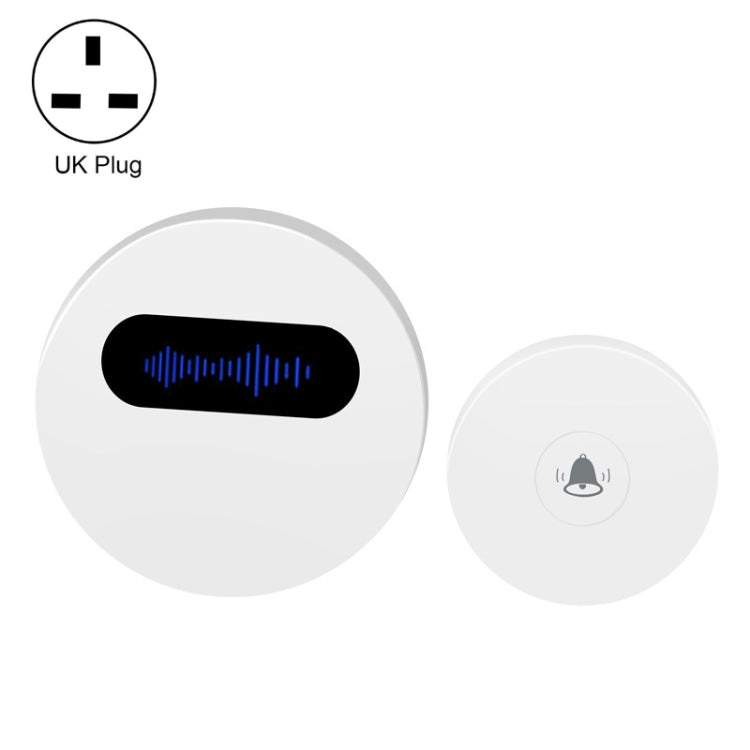 T10-1 1 For 1 Lighting Self-Power Generation Wireless Intelligent Anti -Rainwater Doorbell, T10-1 UK Plug Black, T10-1 EU Plug White, T10-1 EU Plug Black, T10-1 US Plug White, T10-1 US Plug Black, T10-1 UK Plug White – Shockproof, Waterproof T10-1 UK Plug White UK Plug White