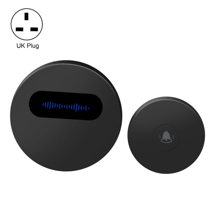 T10-1 1 For 1 Lighting Self-Power Generation Wireless Intelligent Anti -Rainwater Doorbell, T10-1 UK Plug Black, T10-1 EU Plug White, T10-1 EU Plug Black, T10-1 US Plug White, T10-1 US Plug Black, T10-1 UK Plug White – Shockproof, Waterproof T10-1 UK Plug Black UK Plug Black