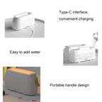 Simulation Flame Aromatherapy Humidifier Bedroom Ambient Light, White, Green, Gray, 3 Colors (RGB) – Durable Build, Easy to Use