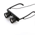 Camman 3 x 28 Adjustable Focus Glass Type Fishing Binoculars ,Spec:, Only Binoculars, With Zippered Glasses Case Only Binoculars