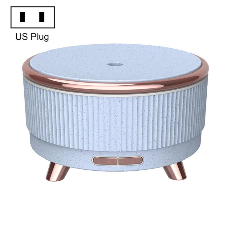 Ultrasonic Aromatherapy Diffuser Humidifier Essential Oil Diffuser, US Plug, EU Plug, UK Plug, AU Plug – Durable Build, Easy to Use US Plug Blue Flower Dot