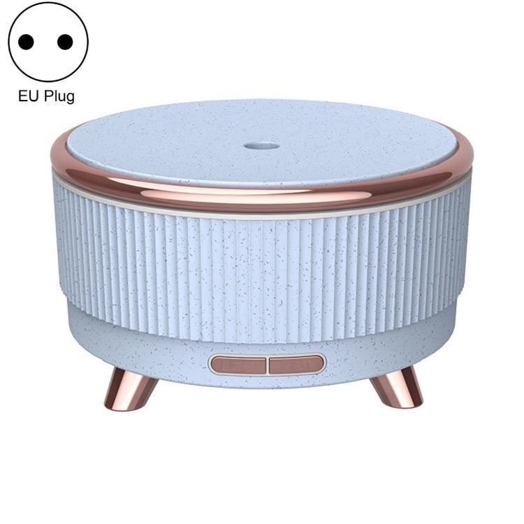 Ultrasonic Aromatherapy Diffuser Humidifier Essential Oil Diffuser, US Plug, EU Plug, UK Plug, AU Plug – Durable Build, Easy to Use EU Plug Blue Flower Dot