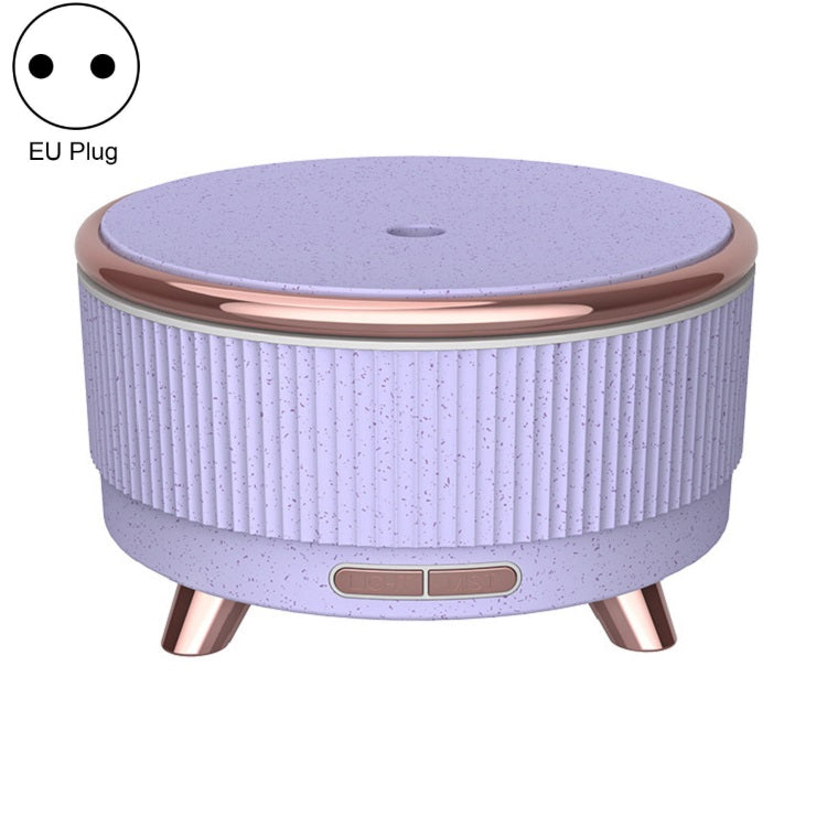Ultrasonic Aromatherapy Diffuser Humidifier Essential Oil Diffuser, US Plug, EU Plug, UK Plug, AU Plug – Durable Build, Easy to Use EU Plug Purple Flower Dot