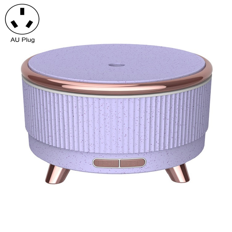 Ultrasonic Aromatherapy Diffuser Humidifier Essential Oil Diffuser, US Plug, EU Plug, UK Plug, AU Plug – Durable Build, Easy to Use AU Plug Purple Flower Dot
