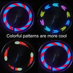 Bike Double-Sided Hot Wheels Mountain Bike Steel Wire Colorful Spokes Lamp, A02 – Durable Build, Easy to Use
