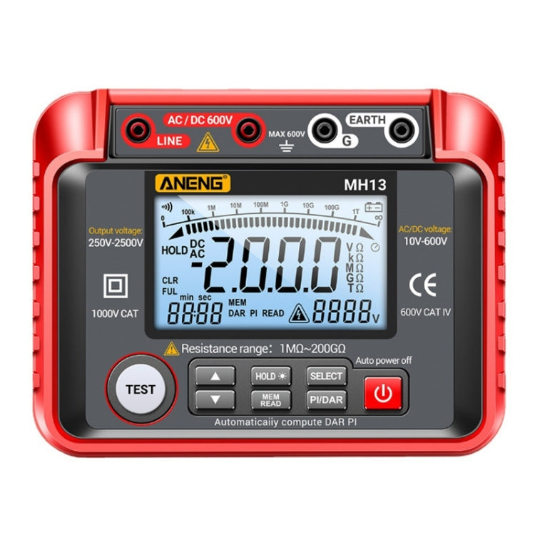 ANENG MH13 High Voltage Digital Electronic Meter Insulation Resistance Tester Default Title