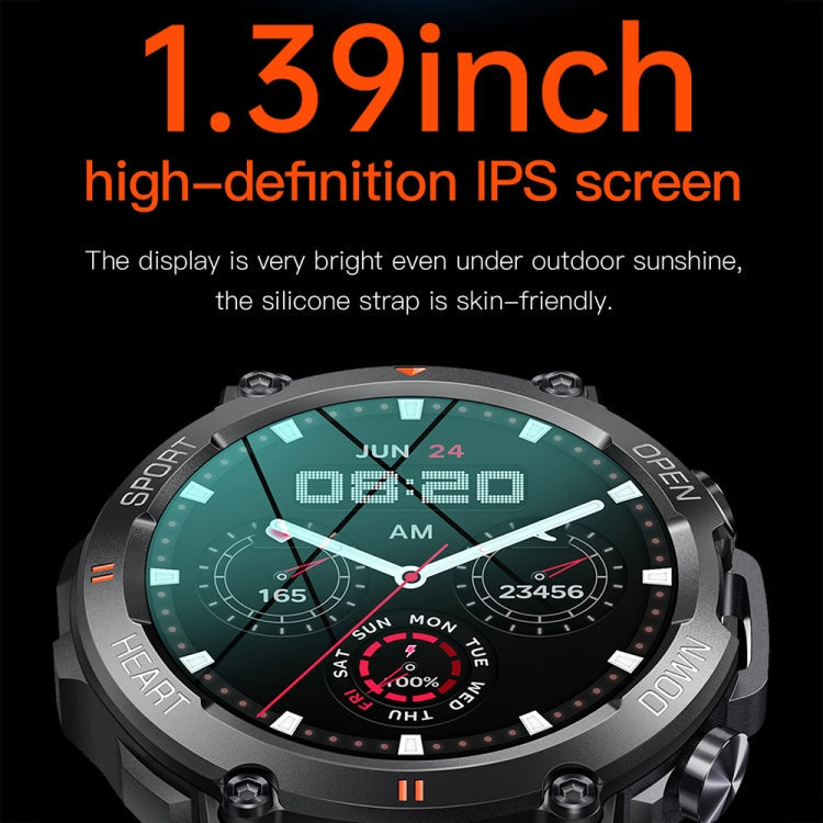 K56Pro Watch – 1.39" Screen, Blood Pressure Monitoring, Heart Rate Monitoring