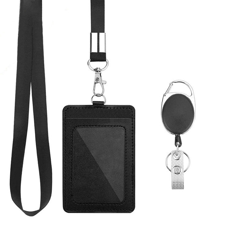 ZT-6330 3 in 1 PU Leather ID Card Retractable Buckle Halter Protective Case, ZT-6330 ZT-6330