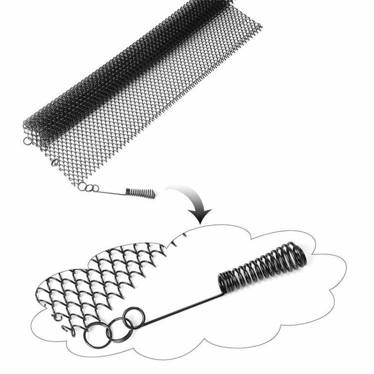Fireplace Metal Mesh Screen Fireplace Screen To Prevent Sparks From Spilling Out, 61x45.7cm