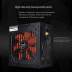 EVESKY 700WS ATX 12V Computer Power Supply With 12cm Fan, 700WS – Magnetic