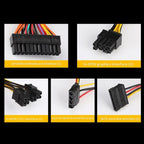 EVESKY 700WS ATX 12V Computer Power Supply With 12cm Fan, 700WS – Magnetic