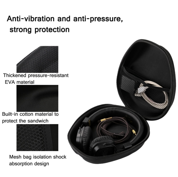 Universal Headphone Organizer Headphone Storage Bag Without Carabiner,Color:, Gray, Black – Waterproof, Wear-resistant