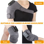 Electric Heating Therapy Knee Massager Vibration Massage Knee Pad, Knee Pad