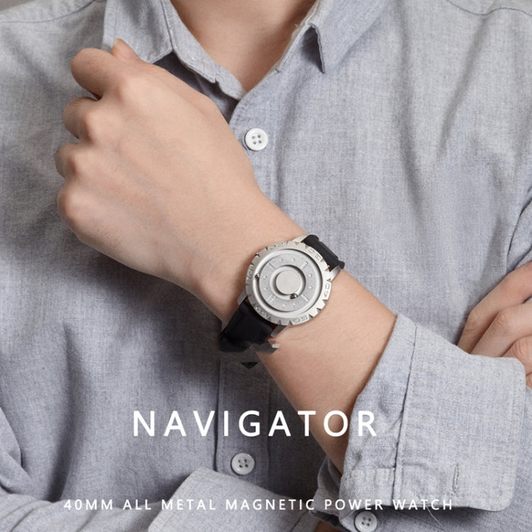 EUTOUR E030 Magnetic Ball Men Bezel-Free Design Watch