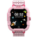 DF75 1.4 Inch 4G GPS Positioning Children Waterproof Smart Calling Watch With SOS Function Pink