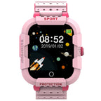 DF75 1.4 Inch 4G GPS Positioning Children Waterproof Smart Calling Watch With SOS Function Pink