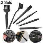 2 Sets Anti-static Brush Portable Handle Clean Keyboard Brush Kit, 5 In 1 – Durable Build, Easy to Use