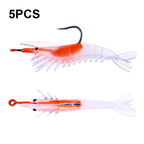 HENGJIA SO077 6cm 3g Lead Wrapped Shrimp Soft Lure Sea Bass Fake Lure, SO077 4, SO077 1, SO077 2, SO077 3 SO077 4 4