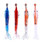 HENGJIA SO077 6cm 3g Lead Wrapped Shrimp Soft Lure Sea Bass Fake Lure, SO077 4, SO077 1, SO077 2, SO077 3