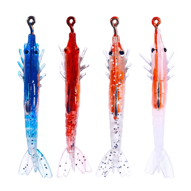 HENGJIA SO077 6cm 3g Lead Wrapped Shrimp Soft Lure Sea Bass Fake Lure, SO077 4, SO077 1, SO077 2, SO077 3